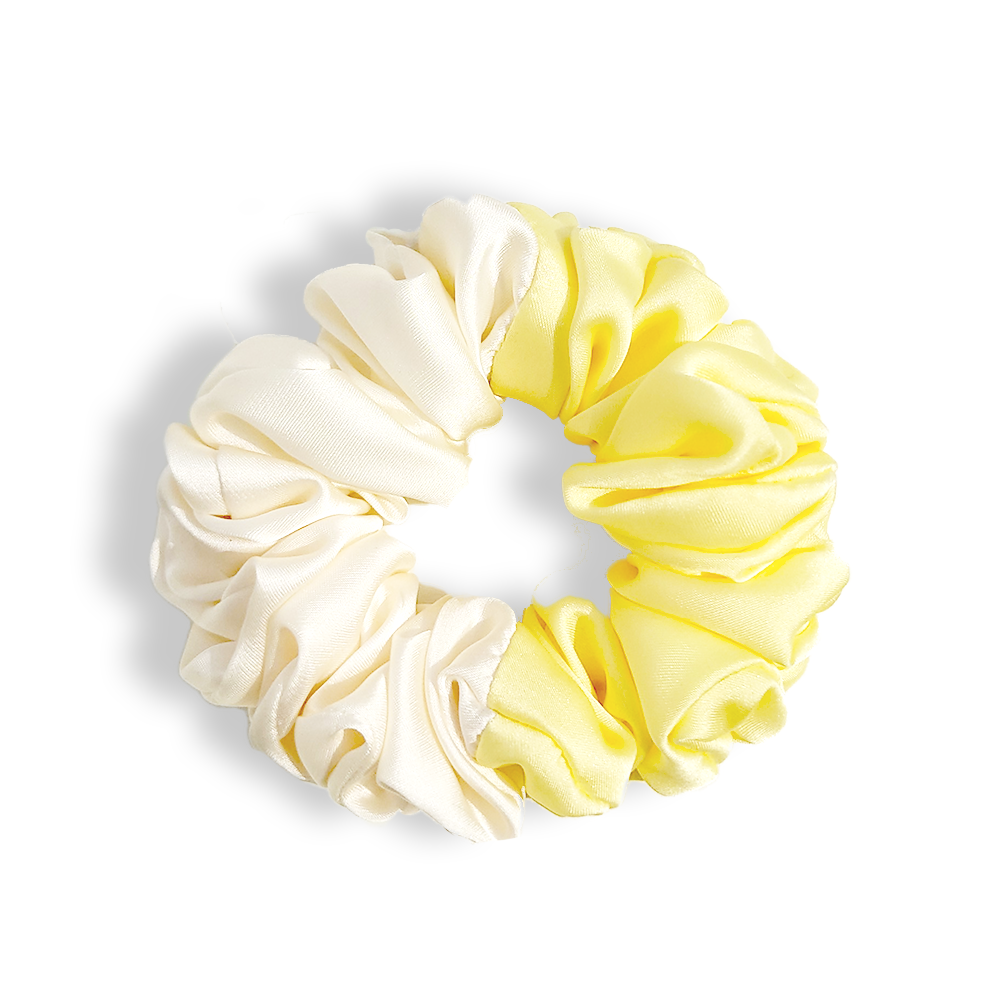 Two Tone Silk Scrunchie L #3
