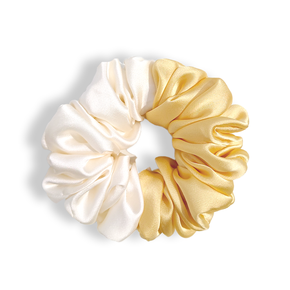Two Tone Silk Scrunchie L #5