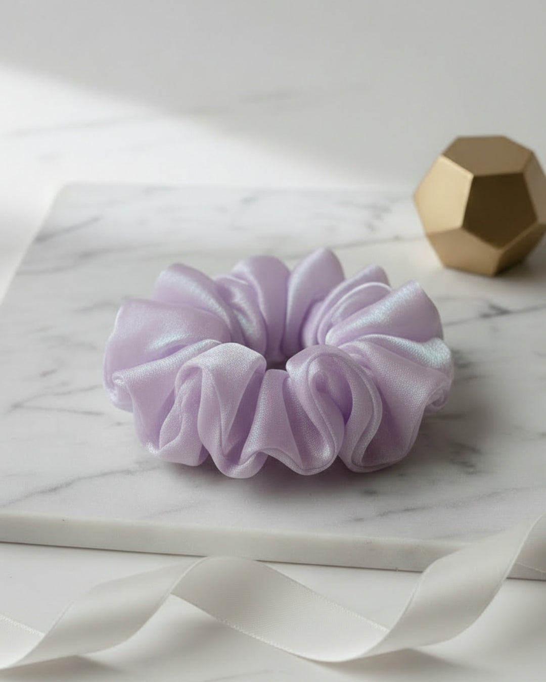 Glass Silk Scrunchie L #4