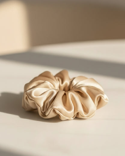 Silk Scrunchie M # 02