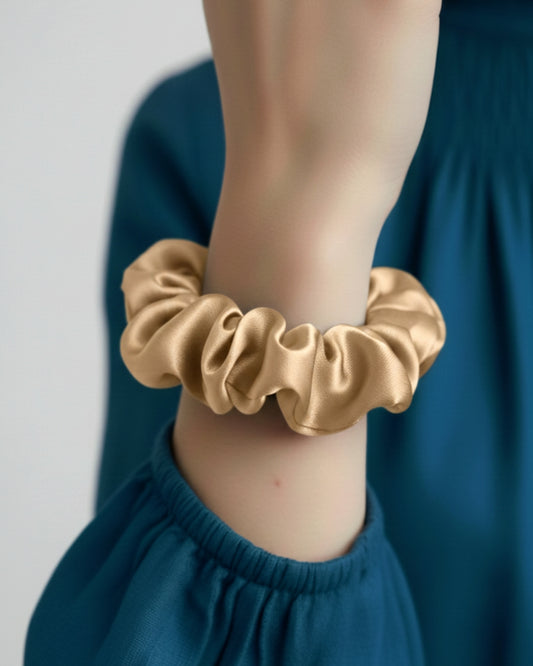 Silk Scrunchie M # 02