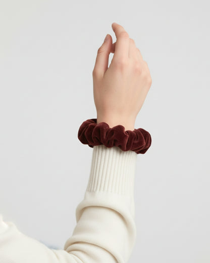 Box of Velvet Hair Scrunchies