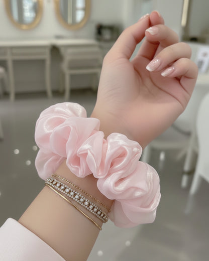 Glass Silk Scrunchie L #1