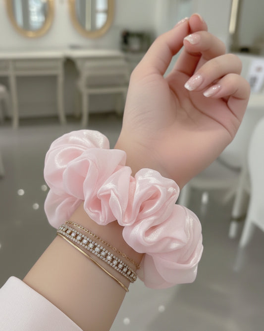 Glass Silk Scrunchie L #1