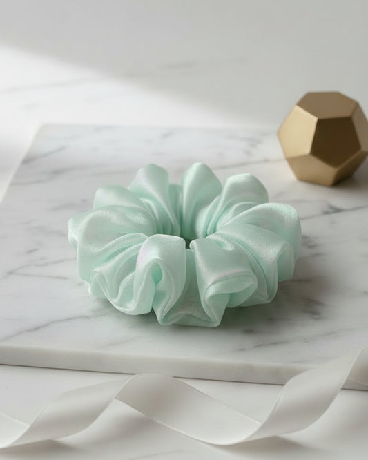 Glass Silk Scrunchie L #5